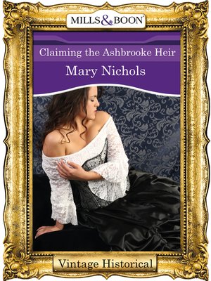 cover image of Claiming the Ashbrooke Heir